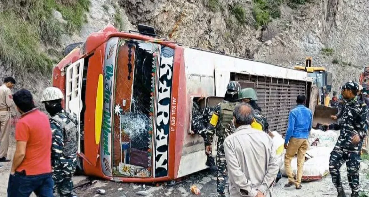 Bus Overturn